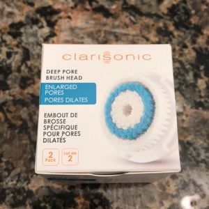 Clarisonic deep pore brush head quantity 2